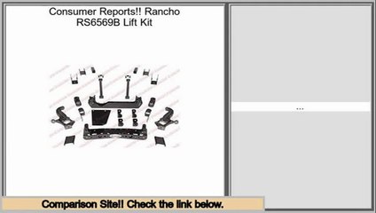 Top Rated Rancho RS6569B Lift Kit