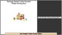 Top Rated Voila Wooden Shape Sorting Bus