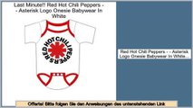 Finden Sie g�nstige Red Hot Chili Peppers - - Asterisk Logo Onesie Babywear In White
