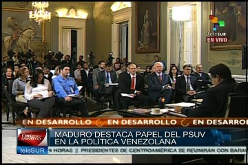 Maduro destaca el papel del PSUV en la política venezolana
