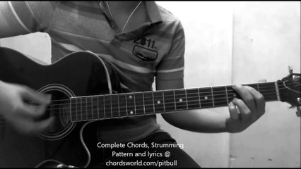 Wild Wild Love Chords by Pitbull - How To Play - chordsworld.com