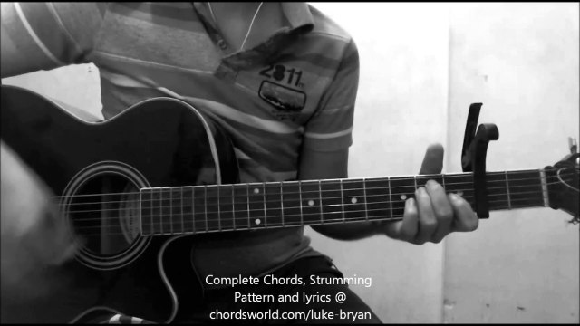 Play It Again Chords by Luke Bryan - How To Play - chordsworld.com