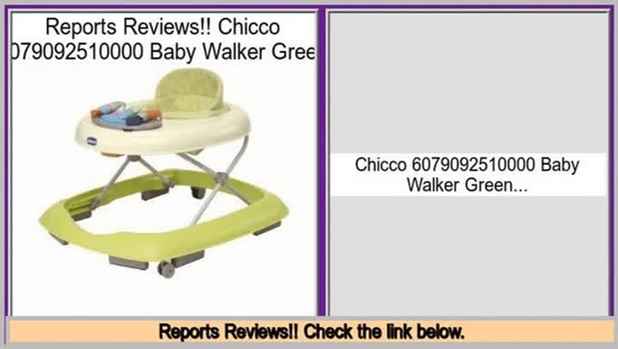 chicco baby walker green