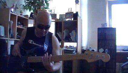 Summertime JazzBlues Oscar Peterson Bass cover Bob Roha