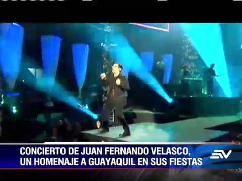 Juan Fernando Velasco le quiere cantar a Guayaquil en dos conciertos