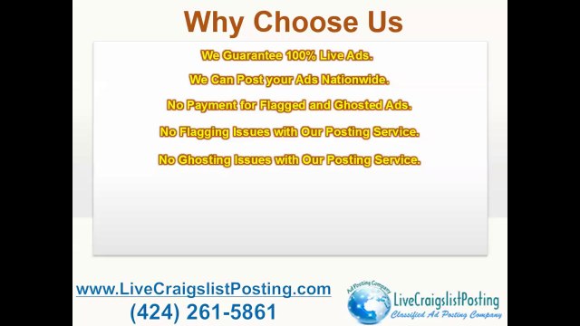 Make Money using Our Craigslist Ad Posting Services