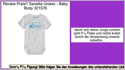 Beste Bewertungen Sanetta Unisex - Baby Body 321578