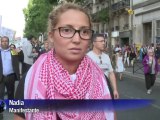 Palestiniens: des milliers de manifestants ont défilé à Paris dans le calme