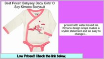 Consumer Reports Babysoy Baby Girls' O Soy Kimono Bodysuit