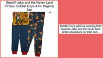 Cheap Deals Jake and the Never Land Pirates Toddler Boys 4 Pc Pajama Set