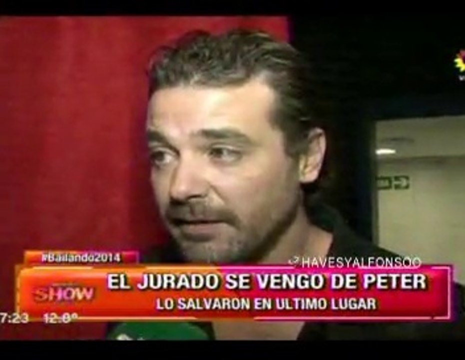 Paula en Este es el Show 3 (nota Pedro duelo Adagio) - 23 de Julio