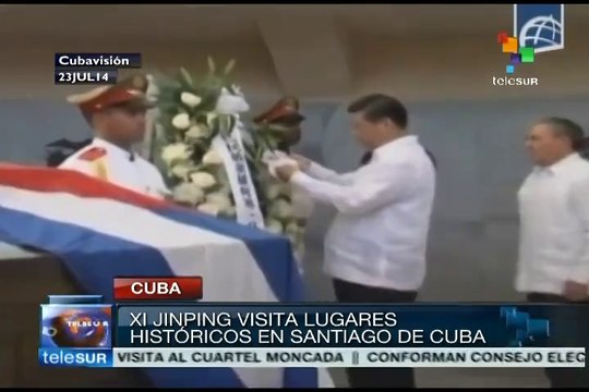 Xi Jinping visita lugares históricos en Santiago de Cuba