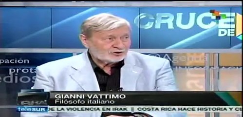 Giani Vattimo: Europa no tiene autonomía sociopolítica