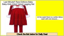 Comparison Site Rare Editions Baby Baby-Girls Infant Velvet Legging Set