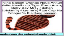 Big Deal Orange Neue Ankunft Nette Handbuch Tiger Form Anzug Baby Boy M�dchen Strickm�tze m�tze Cap Hat Fotografie Kleidung passen