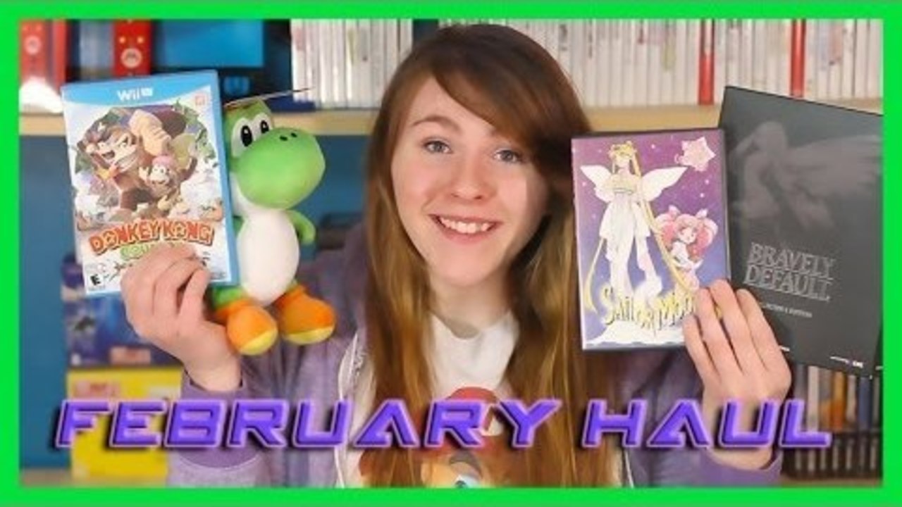 FEBRUARY HAUL: BRAVELY DEFAULT, DONKEY KONG, AND NEW PC