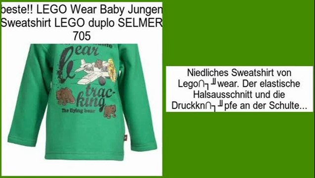 billig LEGO Wear Baby Jungen Sweatshirt LEGO duplo SELMER 705