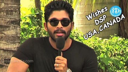 ALLU ARJUN Wishes DSP USA-CANADA