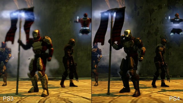 Comparison between PS3 and PS4 with Destiny Beta video game!