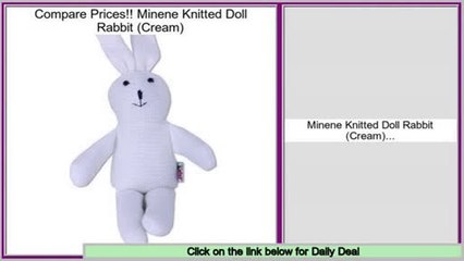 Comparison Minene Knitted Doll Rabbit (Cream)