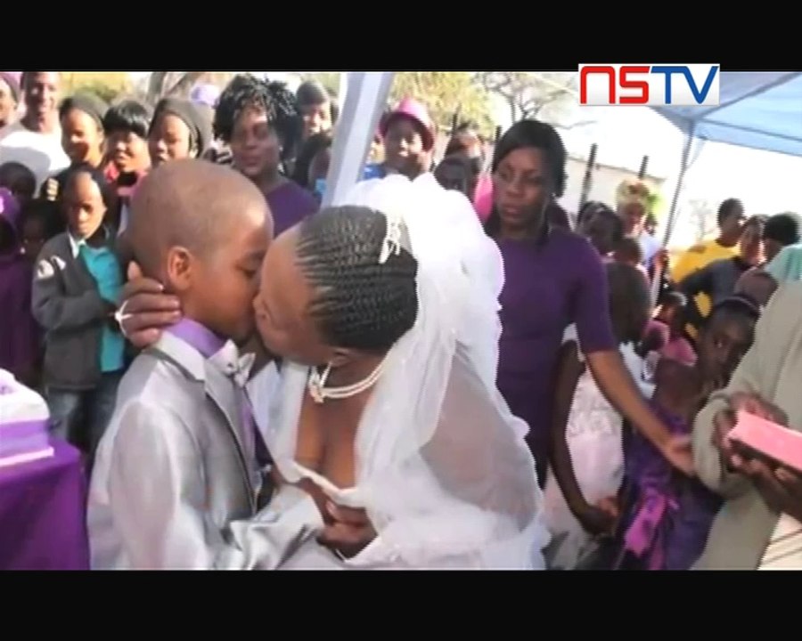 Strange Wedding of 9 year old Groom & 61 year old Bride