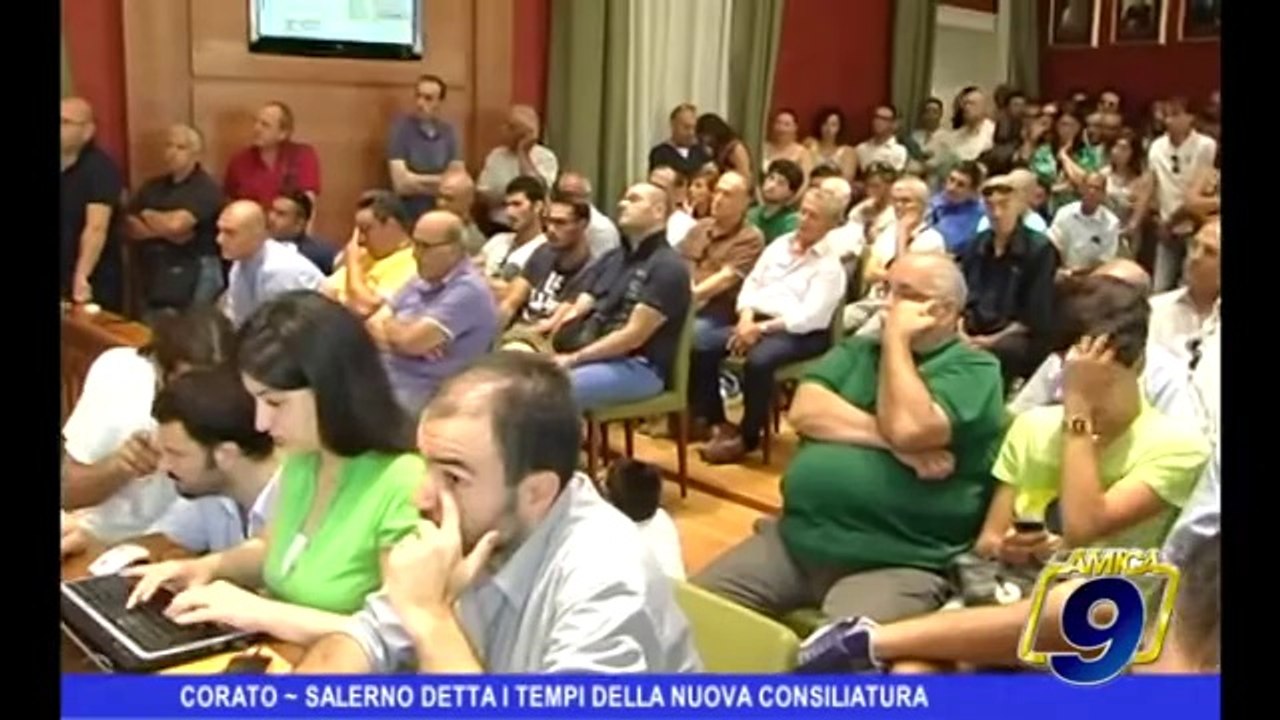 CORATO | Salerno detta i tempi della nuova consiliatura
