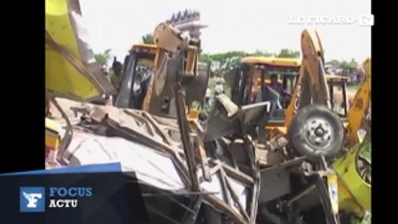 Inde : collision meurtrière entre un train et un bus scolaire