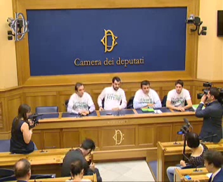 Roma - Sicurezza - Conferenza stampa di Massimiliano Fedriga (23.07.14)