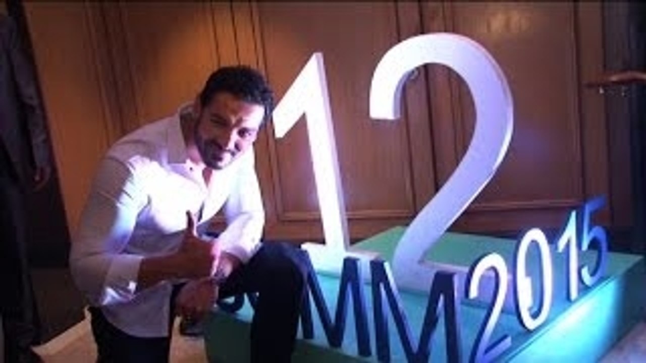 Press conference with John Abraham for Standard Chartered Mumbai Marathon 2015