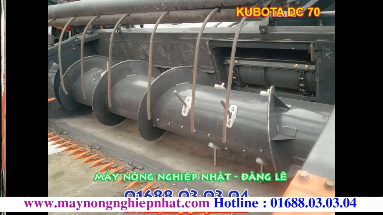 Tổng đại lý cung cấp máy gặt đập liên hợp cũ Kubota Dc68G Dc70G Thái Lan Giá TỐT NHẤT cho bà con