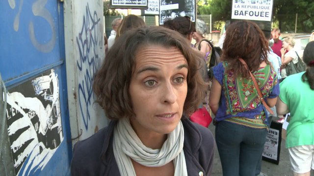 Evacuation d'un camp de Roms à Marseille