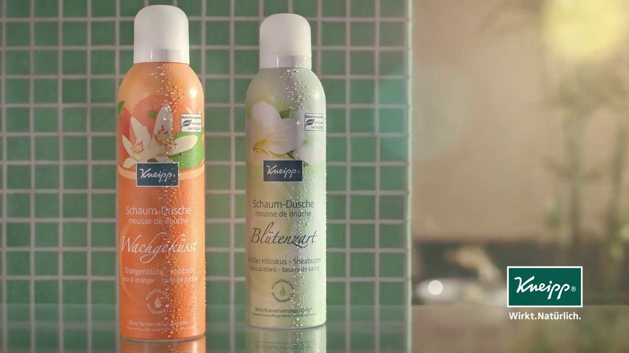 Kneipp Schaumduschen TV-Spot mit Kim Lianne
