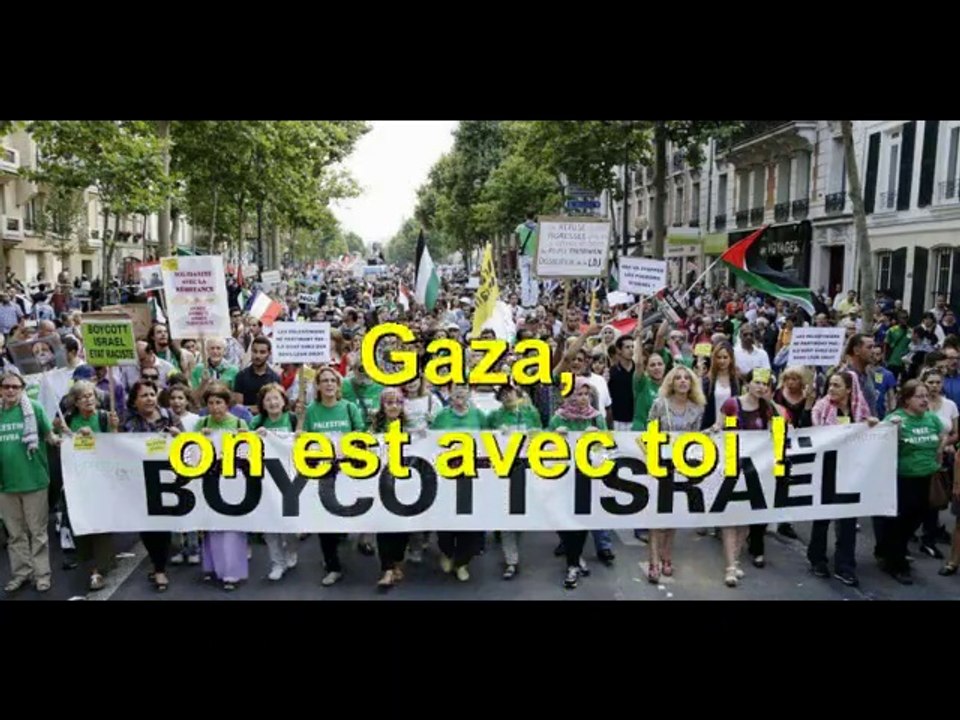 Gaza, on est avec toi !