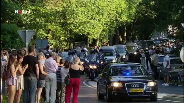 Le cortège funéraire des victimes du crash MH17