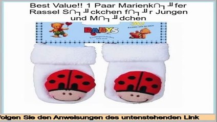 supermarkt 1 Paar Marienk�fer Rassel S�ckchen f�r Jungen und M�dchen