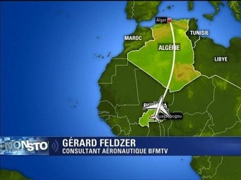 Avion Air Algérie, Gérard Feldzer: Il y a probablement eu une explosion soudaine - 24/07