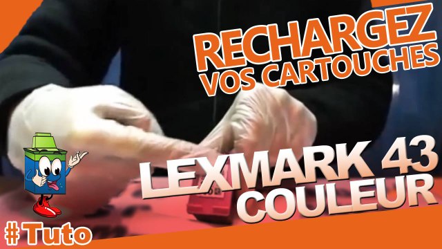 Comment recharger une cartouche d'encre Lexmark 43