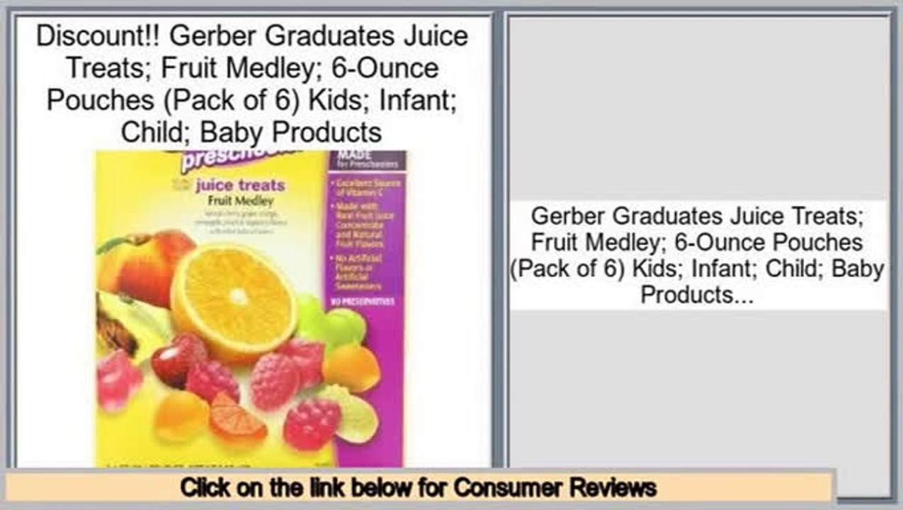 gerber graduates juice treats