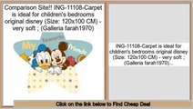 Best Price ING-11108-Carpet is ideal for children's bedrooms original disney (Size: 120x100 CM) - very soft ; (Galleria farah1970)
