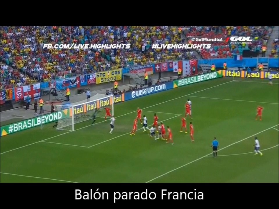Goles Francia Mundial Brasil 2014