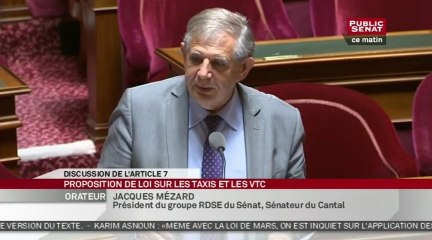 En séance - Proposition de loi sur les taxis et les VTC