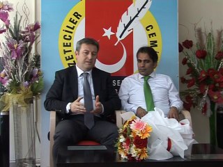 BAŞKAN PALANCIOĞLU GAZETECİLER CEMİYETİNDE