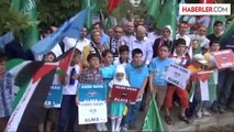 İsrail'in Filistin'e Başlatmış Olduğu Kara Harekatını Protesto Eden Çoğunluğu Çocukların...