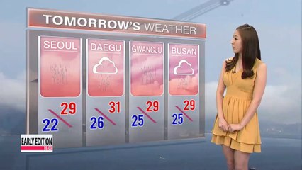 Regional torrential rain until Sunday