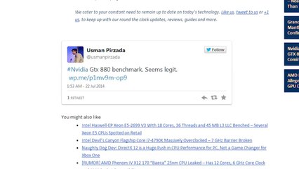 NVIDIA Shield Tablet, GTX 880 Benchmarked, and New Quadros Found in Drivers