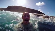 Incedible Canary Islands Bodyboarding GoPro footage with Sacha Specker