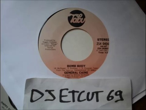 GENERAL CAINE -BOMB BODY(RIP ETCUT)TABU REC 83 7 inch