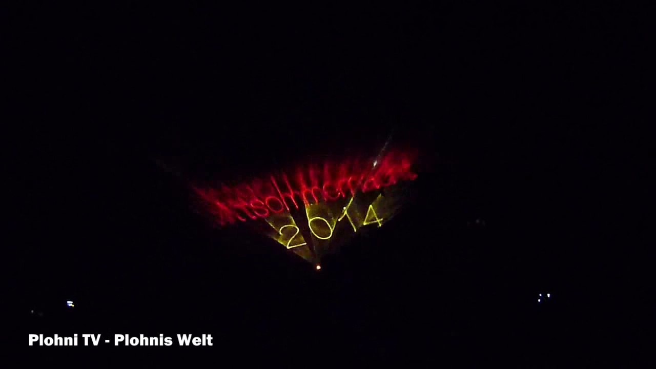 Freizeitpark Plohn Mittsommernächte 2014 mit Lasershow und den Fliegenden Sachsen