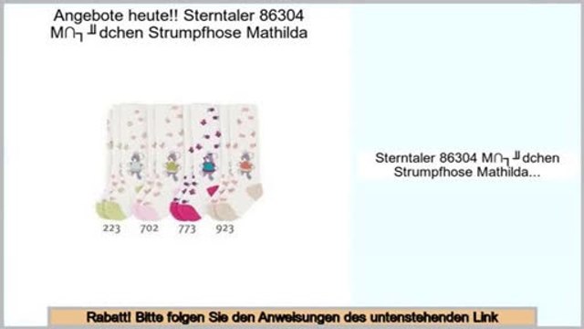 Niedrige Preise Sterntaler 86304 M�dchen Strumpfhose Mathilda