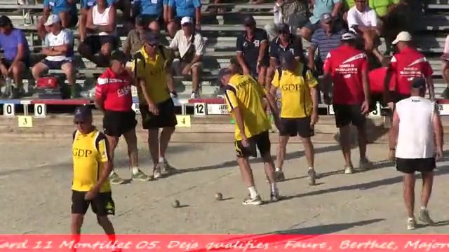 Barrages D1, 1ère phase, France Quadrettes, Sport Boules, Chambéry 2014